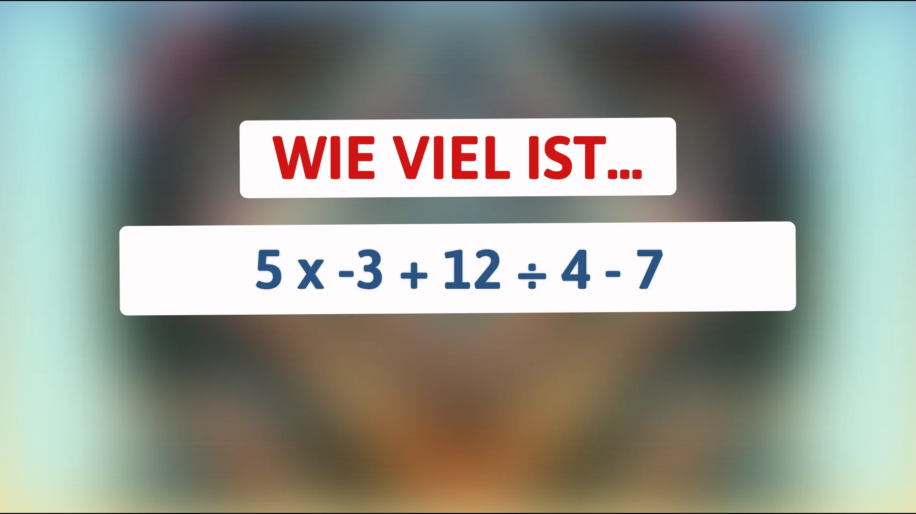 Nur 1% können es lösen: Kannst du diese mathematische Knobelaufgabe knacken? Finde heraus, ob du zur Elite gehörst!"