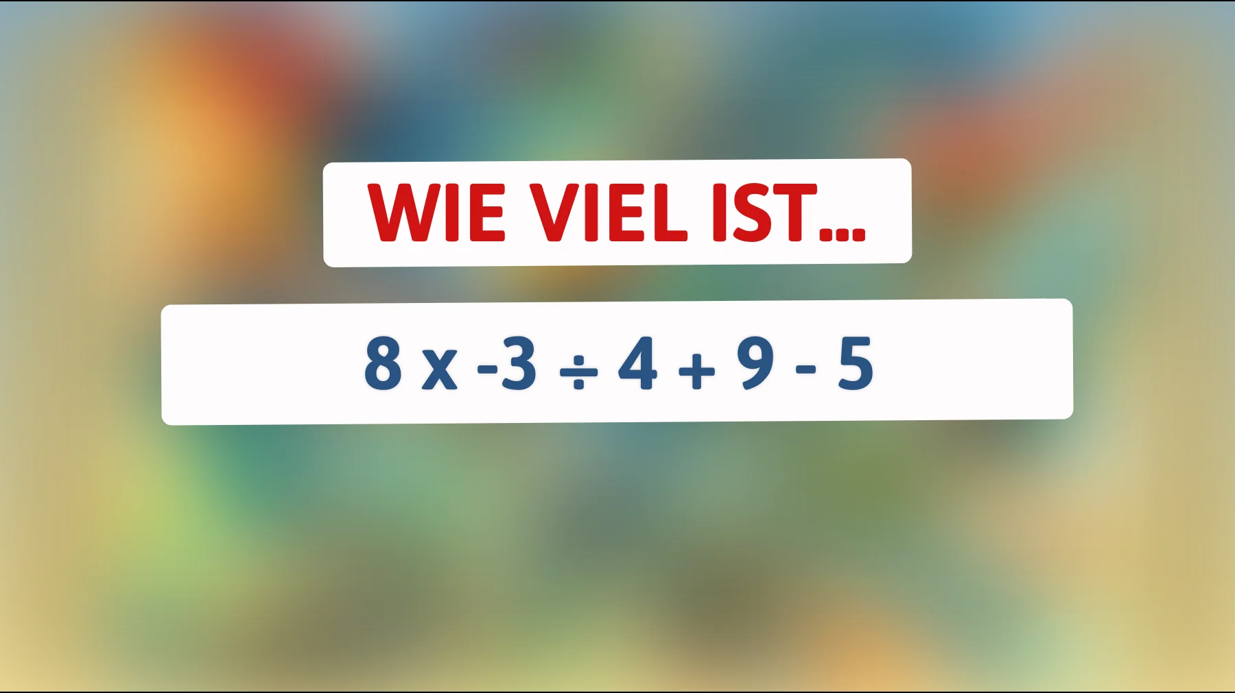 Nur Genies lösen dieses Mathe-Rätsel in Sekunden! Kannst du die Herausforderung meistern?"