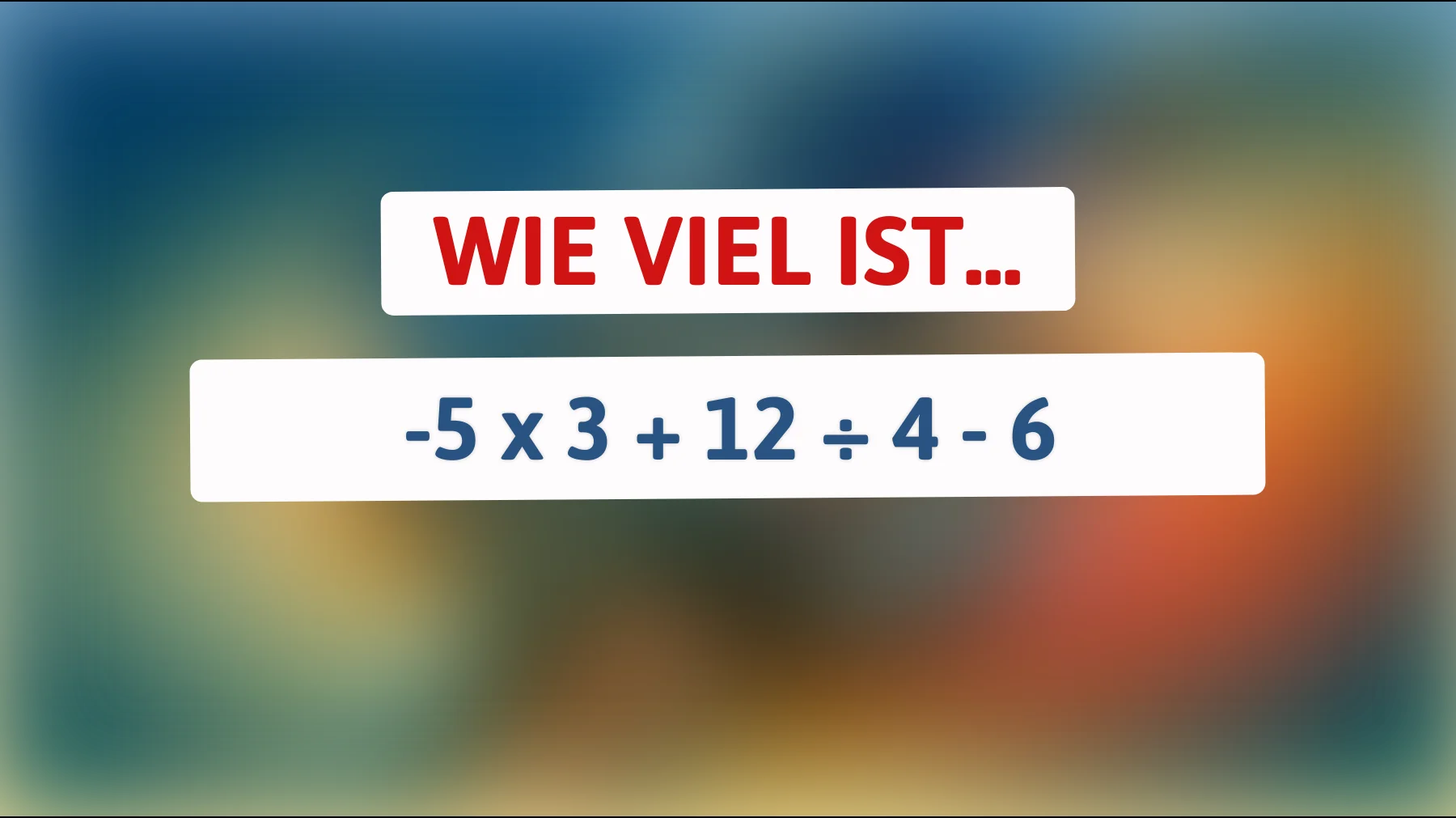Nur die klügsten Köpfe können dieses mathematische Rätsel lösen: Bist du dabei?"
