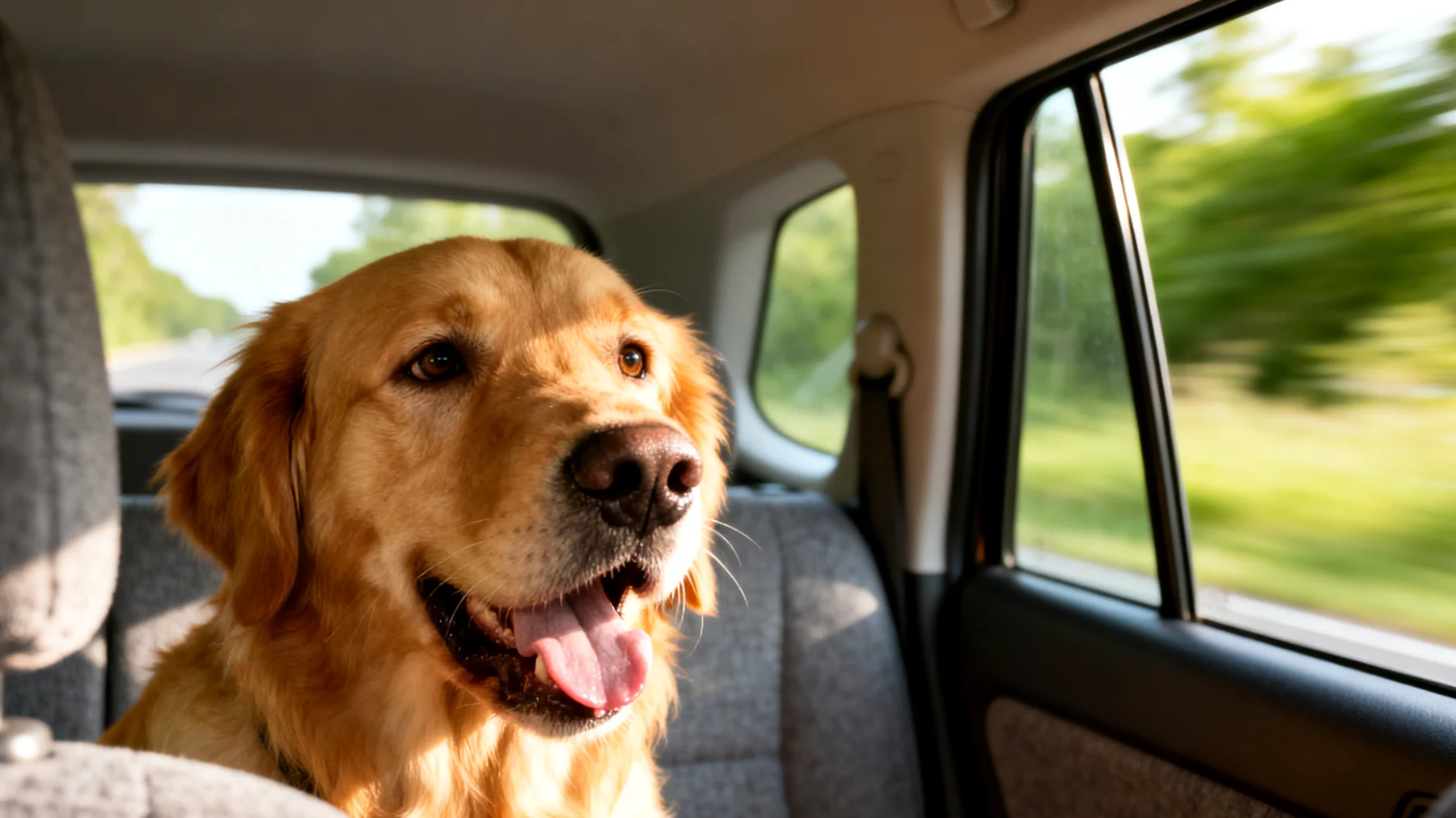 Hunde können während Reisen unter Reisekrankheit, Stress und Unruhe leiden, was zu Erbrechen, Speicheln, Hecheln und Angstzuständen führen kann"