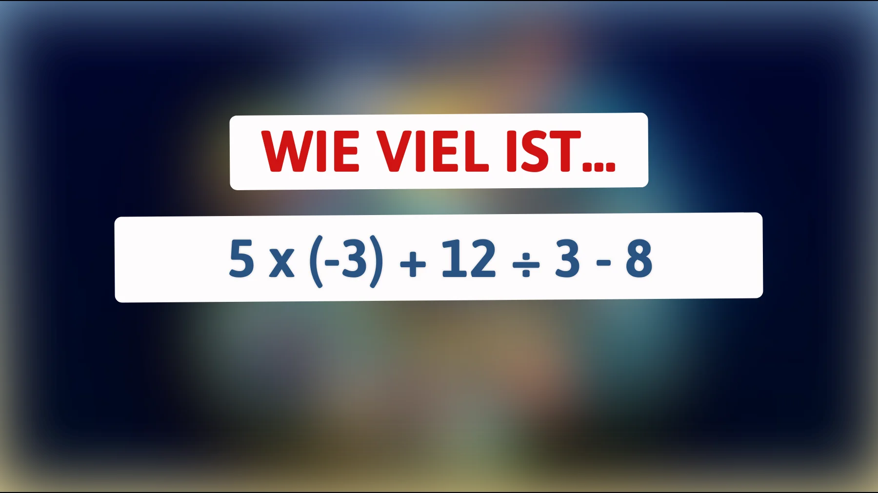 Nur 1% der Menschen kennt die richtige Antwort: Kannst du dieses mathematische Rätsel knacken?"