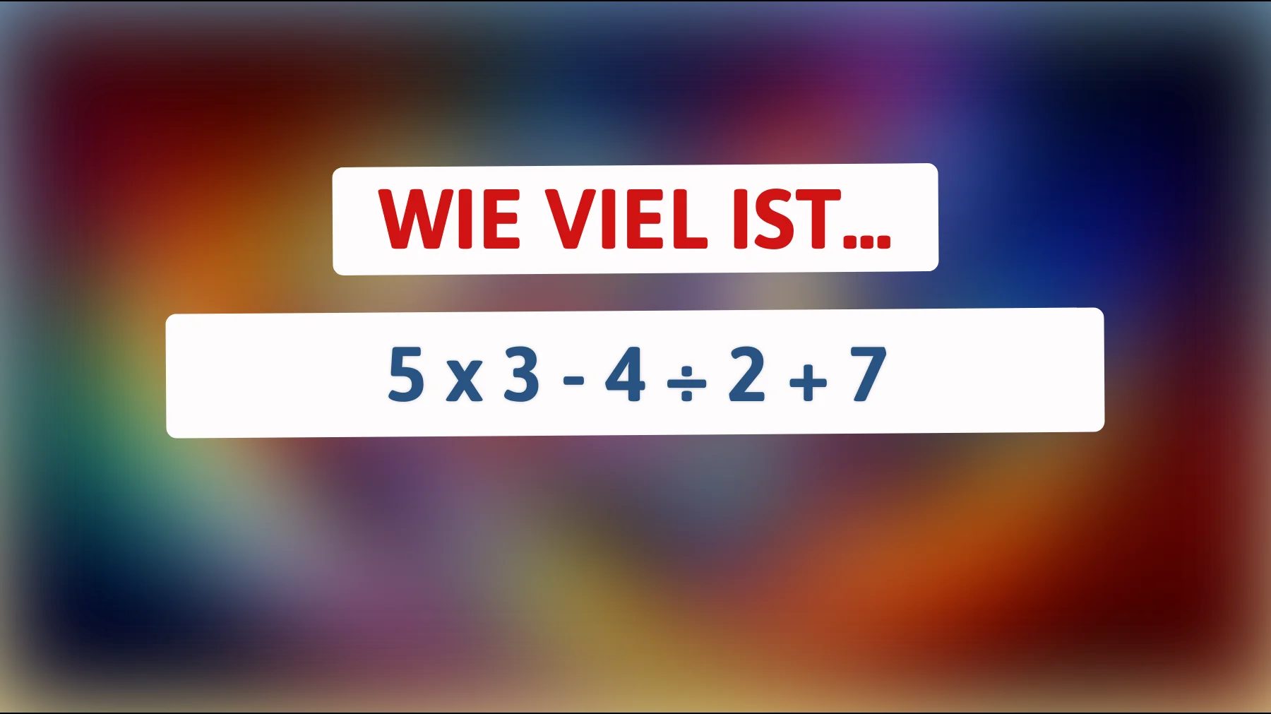 Nur 1% der Menschen lösen dieses Zahlenrätsel richtig: Kannst du es schaffen?"
