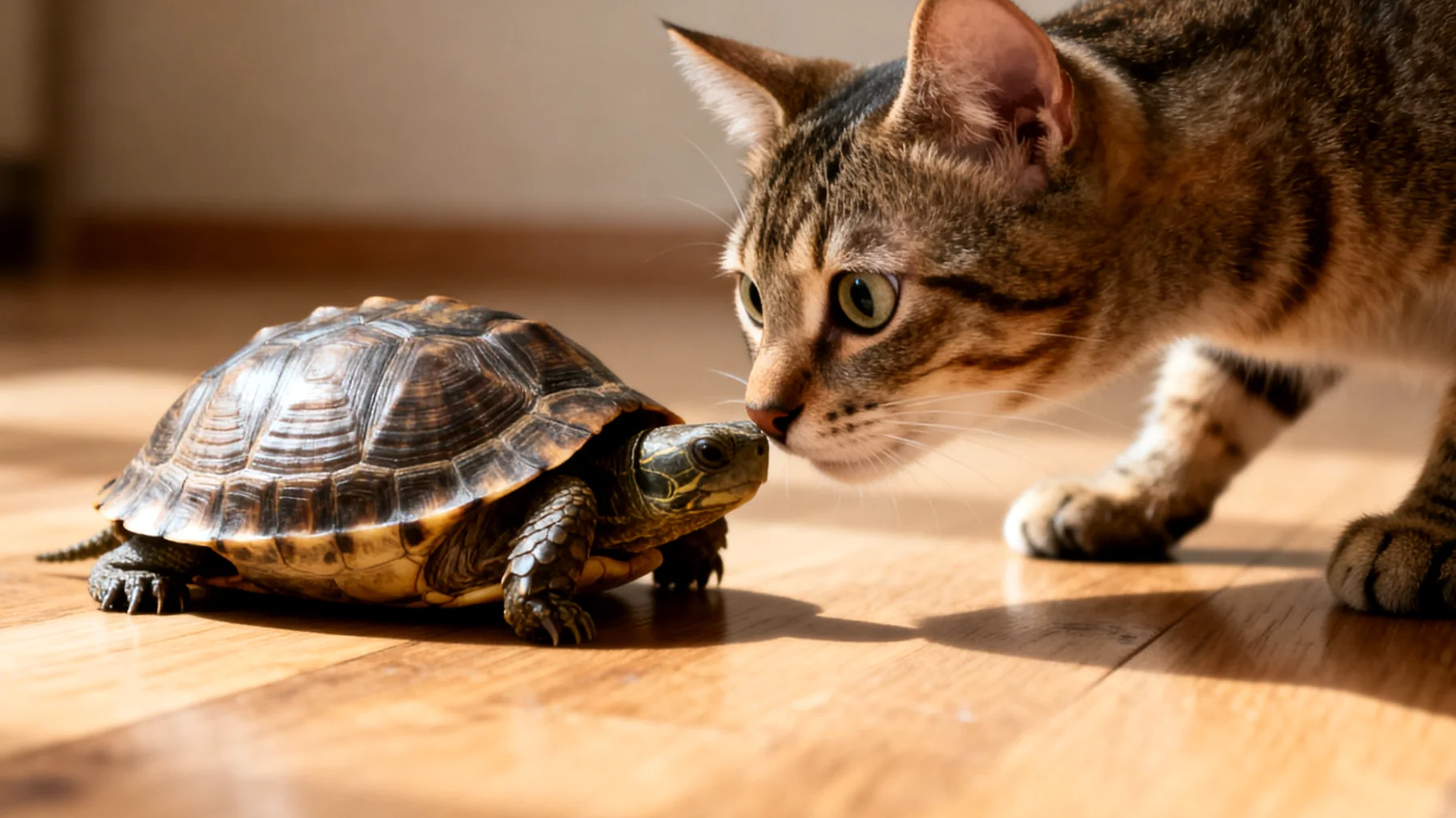 Schildkröten zeigen bei der Vergesellschaftung mit anderen Tieren oft Stress oder Aggressionsverhalten, da sie unterschiedliche Temperaturanforderungen, Lebensräume und soziale Bedürfnisse haben. Tierärztliche Beratung ist wichtig, um Kompatibilität zu prüfen und Gesundheitsrisiken durch Kreuzkontamination oder Verletzungen zu vermeiden."
